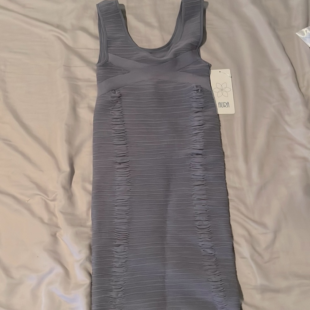 Tight to fit baby blue dress
